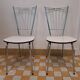 Chaises Formica chromé