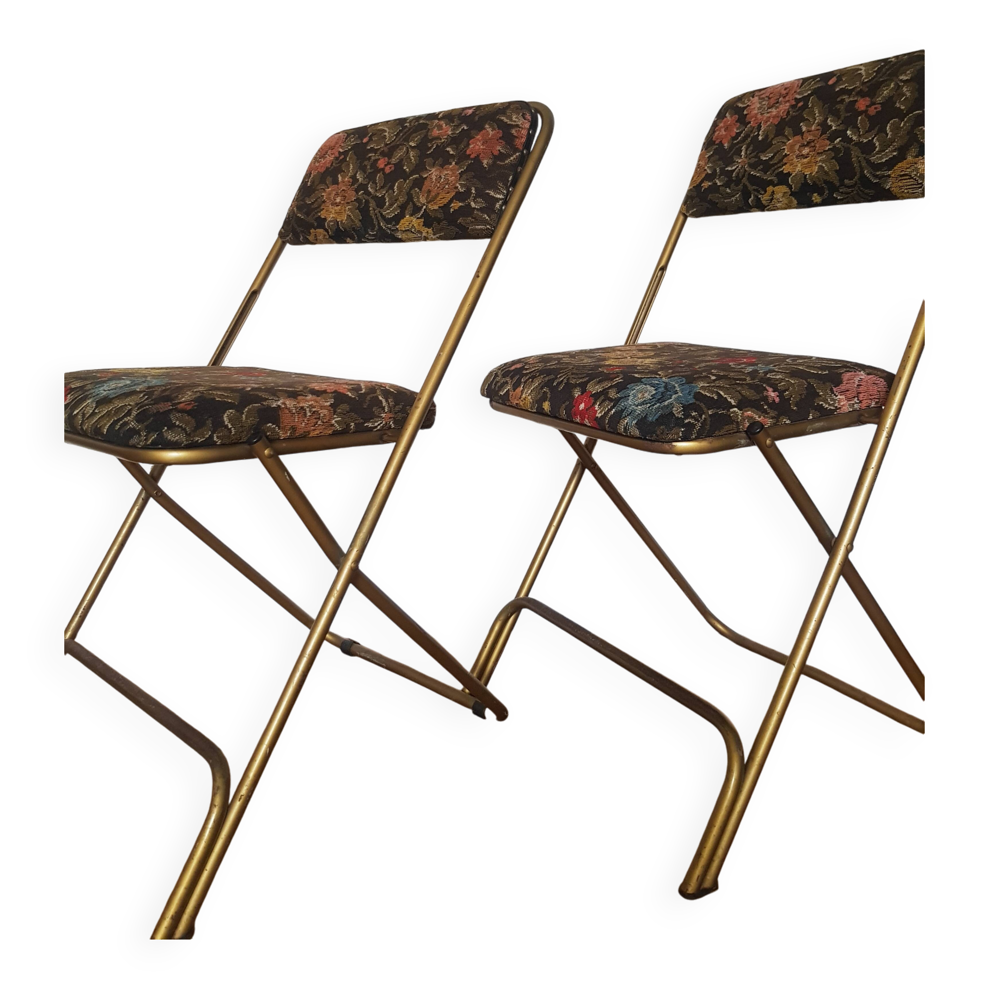 Set of 2 Lafuma folding chairs