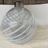 Mid-century design Holmegaard Swirl lamp , 1970s Denmark
