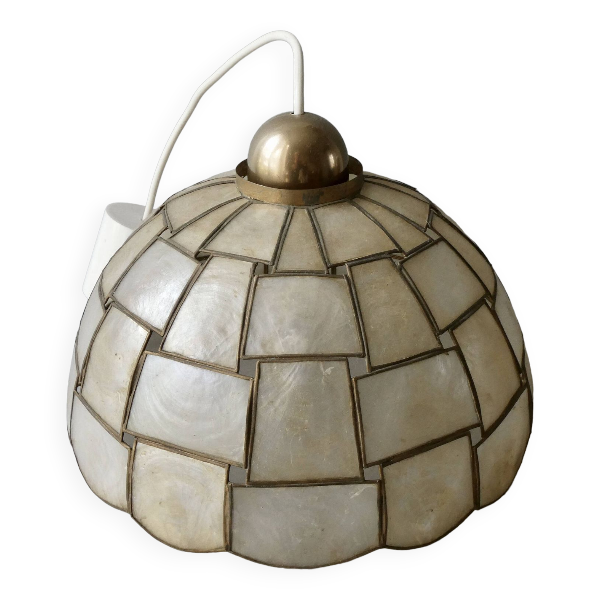 Suspension en mosaïque de nacre, années 70