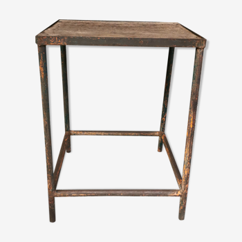 Industrial side table