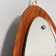 Wall mirror in teak Italy 1950 141x39cm
