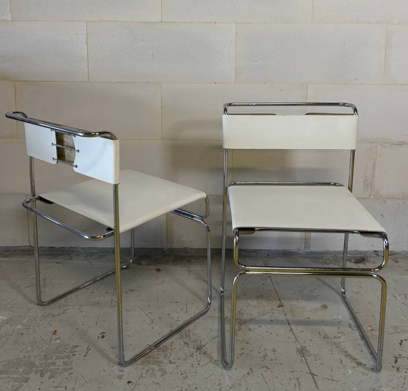 Lot of 2 "Libellula" Giovanni chairs - Planula | 1970s 1980s