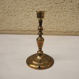 Antique Gilded Brass Candle Holder
