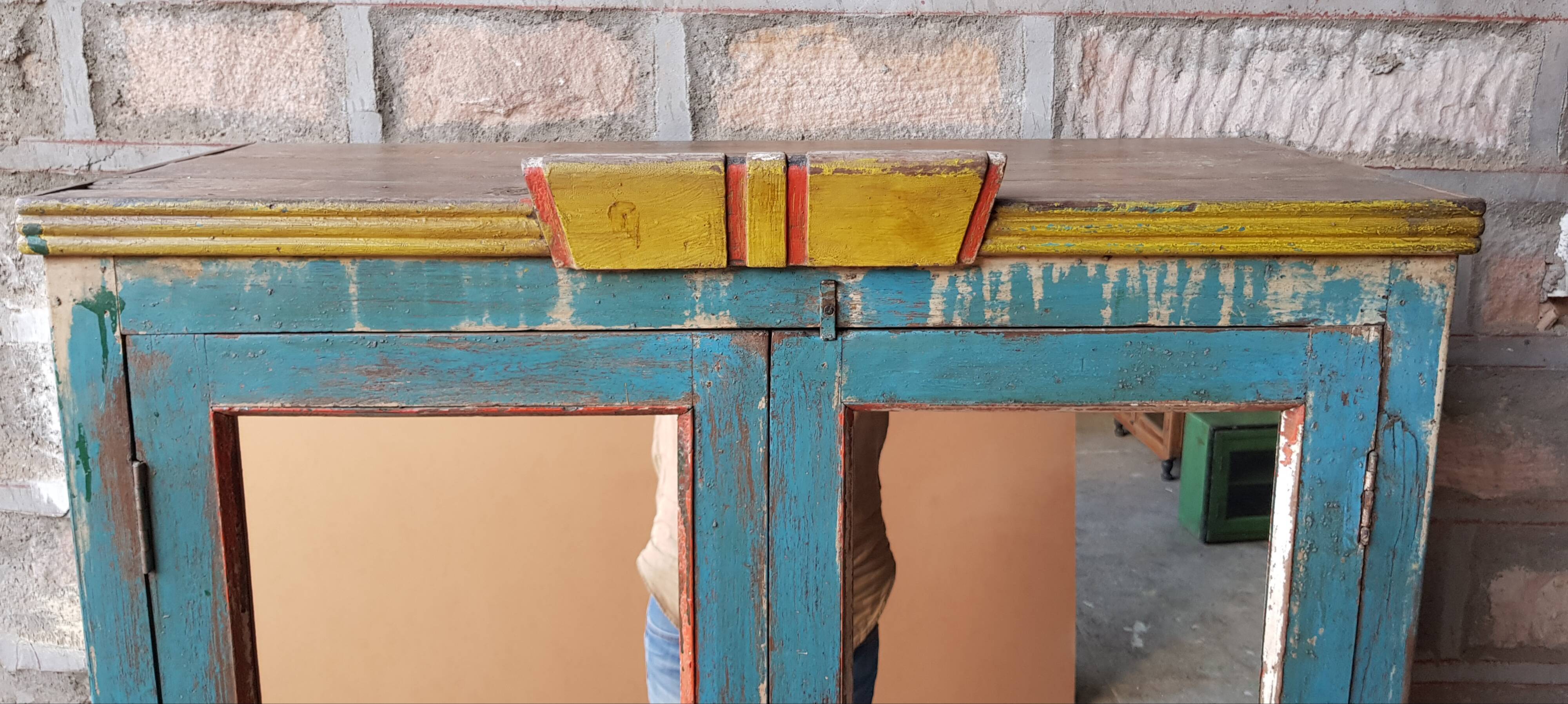 Burmese teak cupboard cabinet
