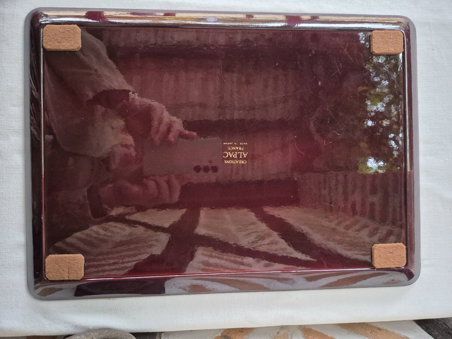 Japanese lacquered tray