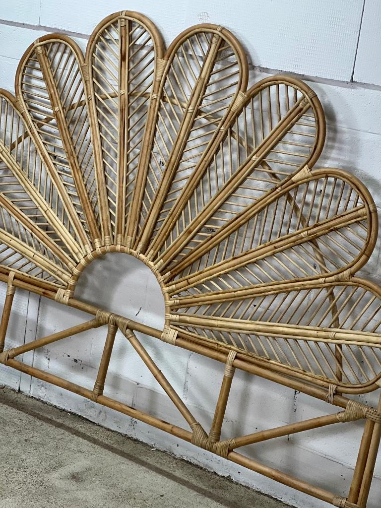 Handmade wicker headboard