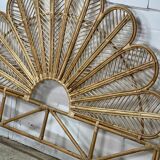 Handmade wicker headboard