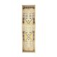Vintage Gold-Beige Turkish Hand-Knotted Hallway Runner 115x419