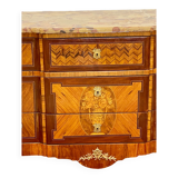 Commode Style Transition Louis XV marqueterie et bronze