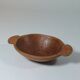 Vintage wooden fruit bowl hand-carved.