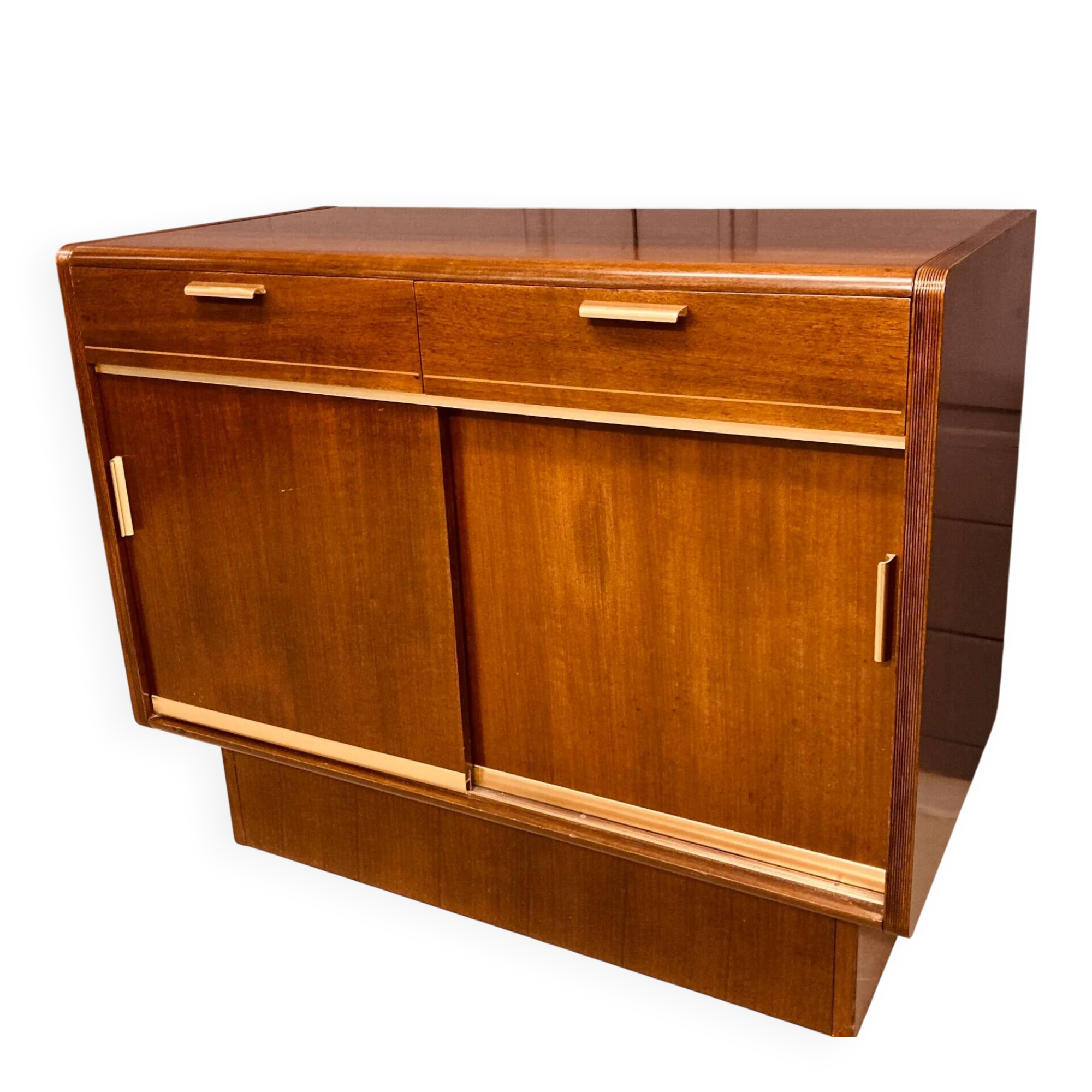 Wall cabinet A.A. Patijn for Zijlstra Joure, 1950s, walnut