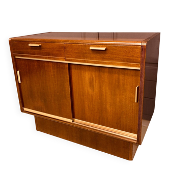 Wall cabinet A.A. Patijn for Zijlstra Joure, 1950s, walnut