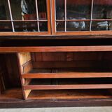English mahogany bookcase with drawers