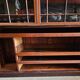 English mahogany bookcase with drawers