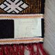 Small Black & Saffron Berber Kilim – Flat Weave Hanbel – 65x140 cm
