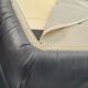 Corner sofa Togo black leather