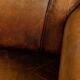 Vintage 20thc pair of dutch leather club chairs c.1980