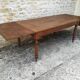 Oak farm table with two extensions