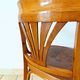 Art Nouveau office chair with curved wood attributed to J&J Kohn, 704 1/2 4V