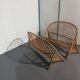 Vintage rattan bed