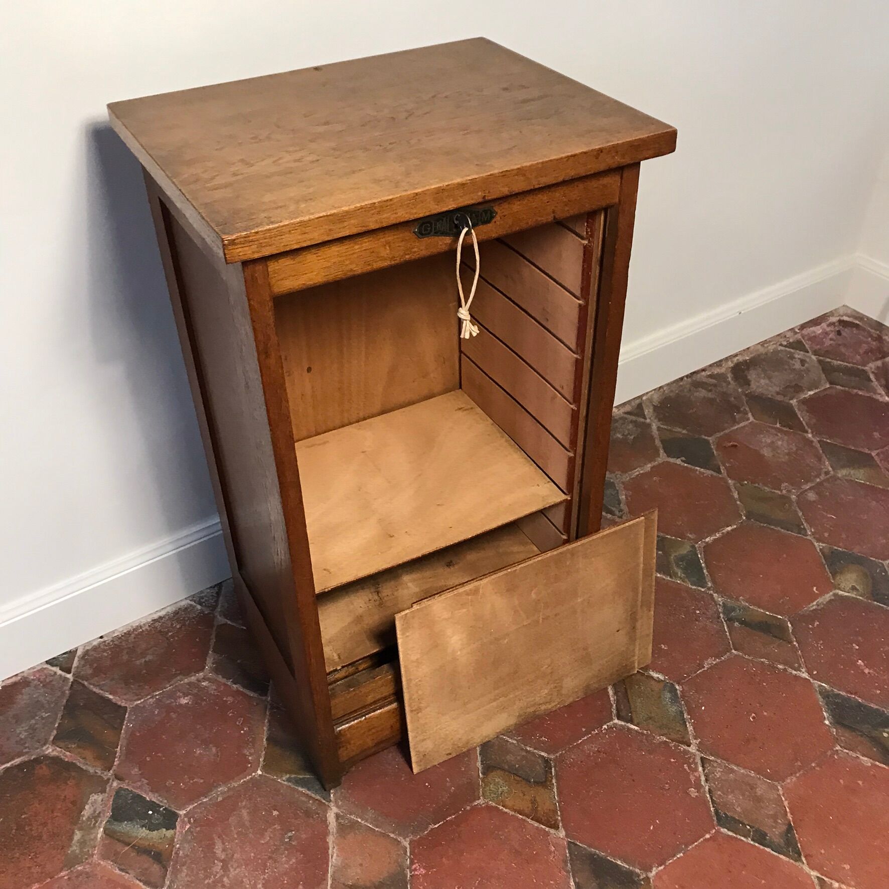 Vintage curtain cabinet 1940