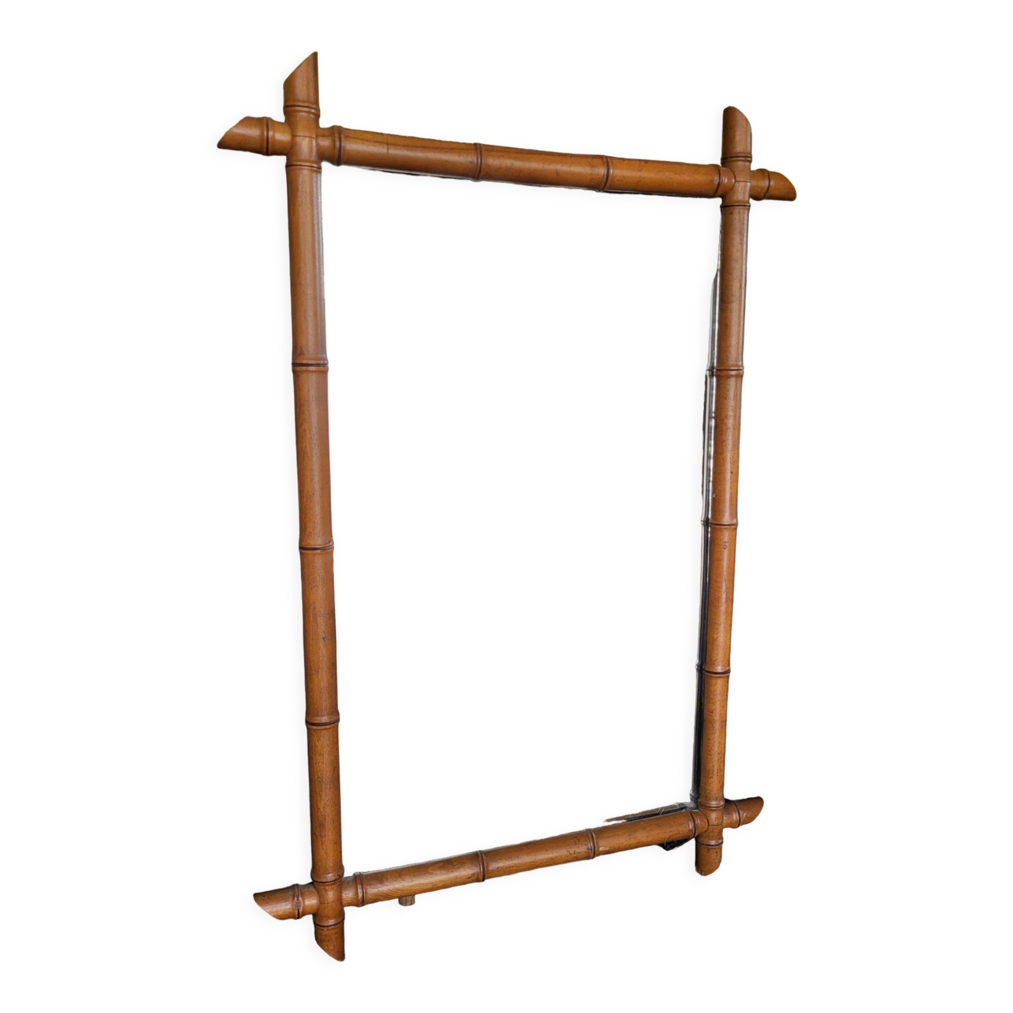 Mirror 63*91 cm bamboo style wood