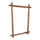 Mirror 63*91 cm bamboo style wood