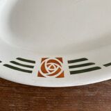 Oval Plate Iron Earth