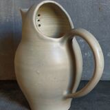 Ceramic potter's pitcher with matte enamel, 50s