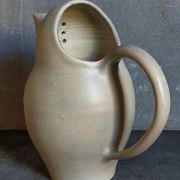 Ceramic potter's pitcher with matte enamel, 50s