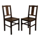 Pair of vintage bistro chairs from the 1950s