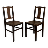 Pair of vintage bistro chairs from the 1950s