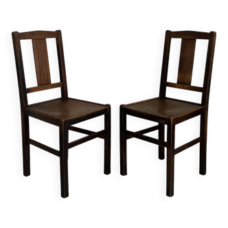 Pair of vintage bistro chairs from the 1950s