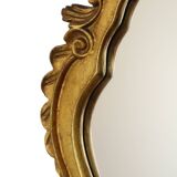 Mid Century Crested Mirror Classic Gold Mirror France