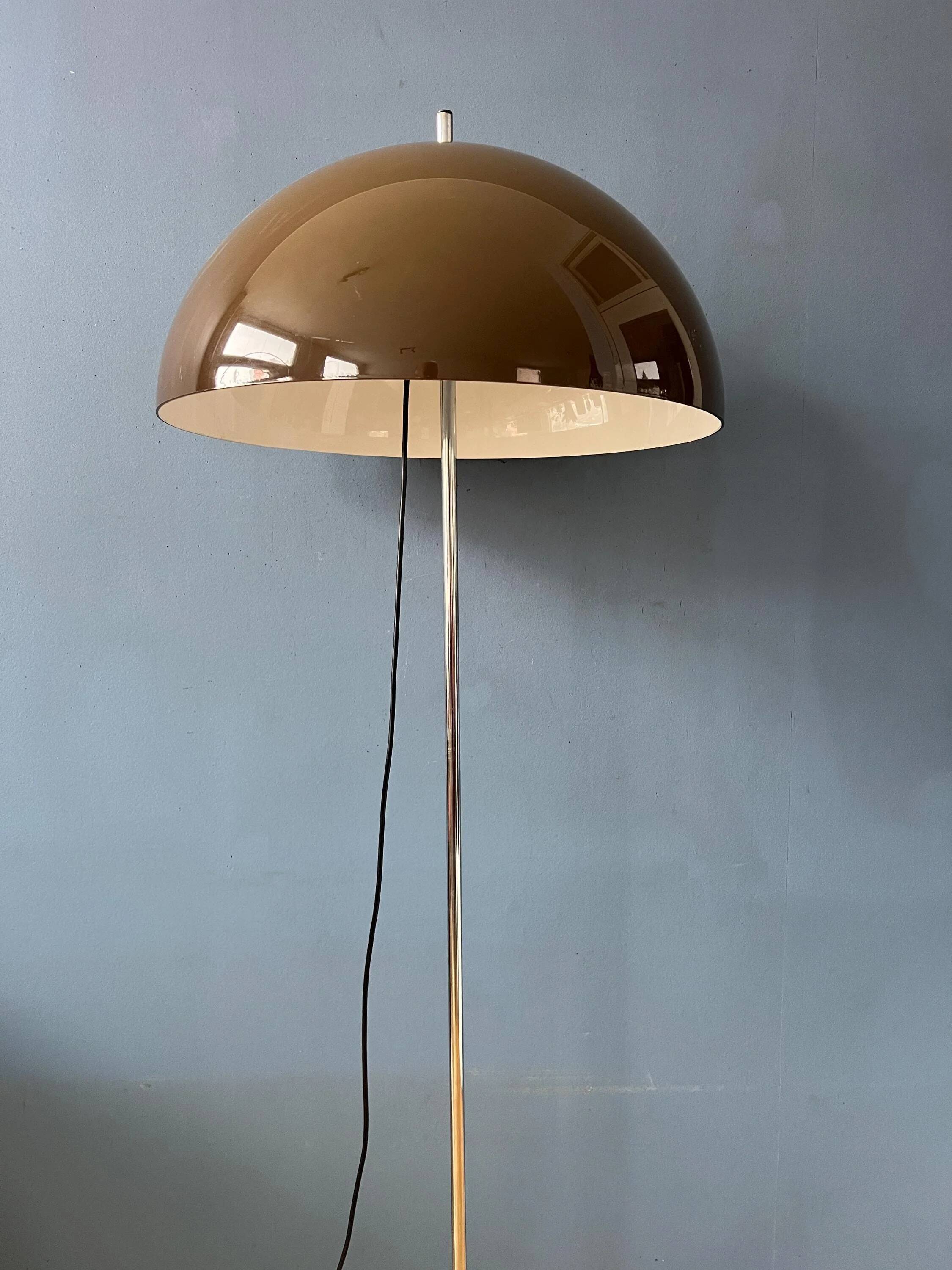 Space Age vintage mushroom floor lamp GEPO by Gino Sarfatti