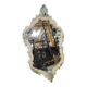 Antique Italian Ceramic Mirror