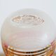Large blown and enameled glass vase from the 1960s