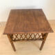 Paire de chevets vintage en rotin