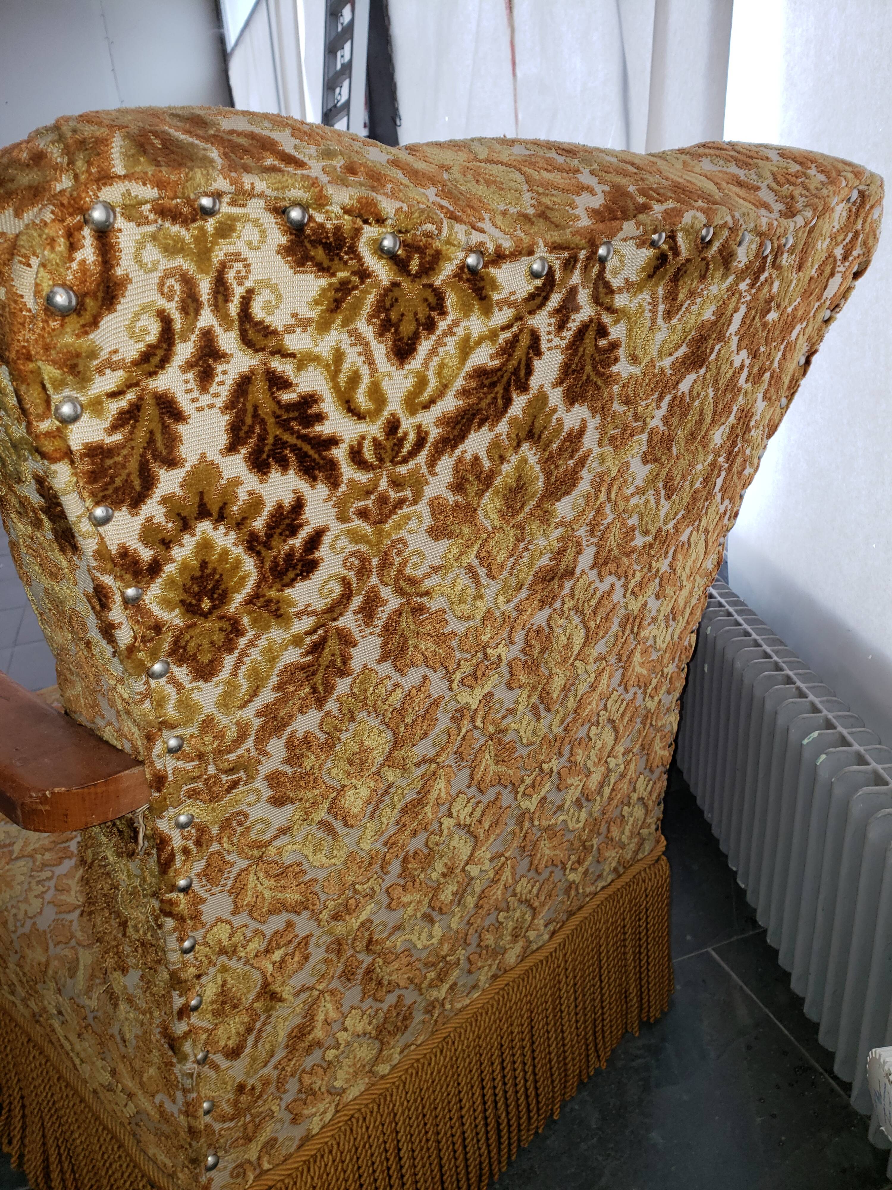 Pair of armchair art deco vintage 50 years