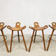 Midcentury brutalist spanish barstools