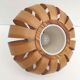 Suspension vintage wooden slats