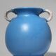 Gabriel Burmeister Art Deco Double Handled Blue Vase, 1930s