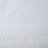 Old linen/cotton sheet large monogram