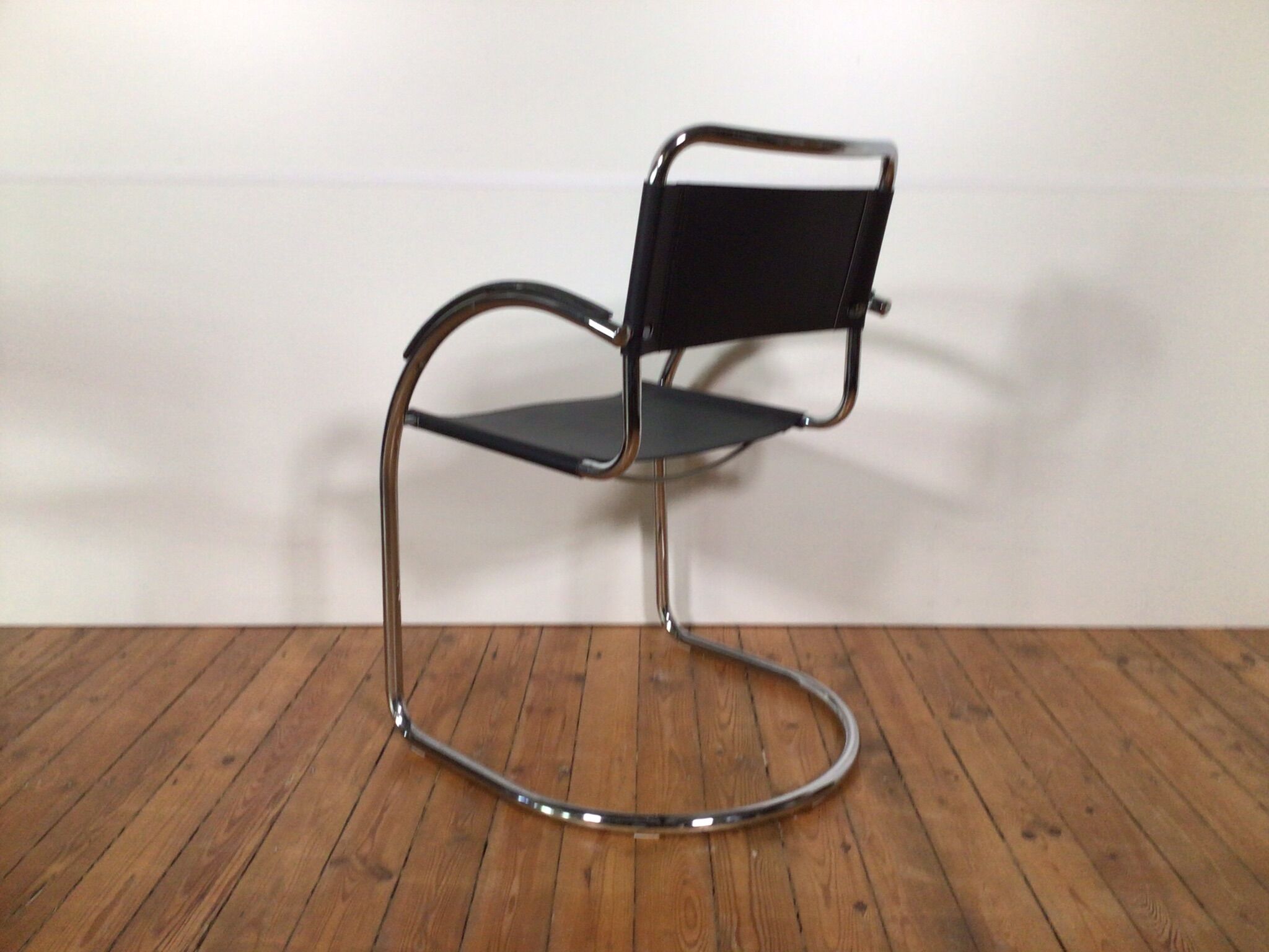 Set 4 chroom buisstoelen