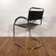 Set 4 chroom buisstoelen