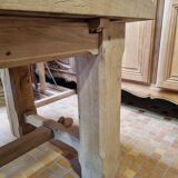 Brutalist oak table