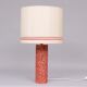Textured sculpted table lamp Anonymous, Italy, 1950