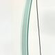 Vintage design floor lamp by Sothis with glass base and white glass shade