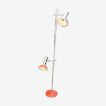 Floor lamp on base 2 vintage lights 70